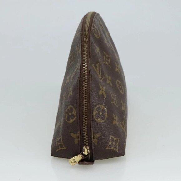 LOUIS VUITTON Monogram Trousse Demi Ronde Cosmetic Pouch M47520 LV Auth 101823 - Picture 6 of 16